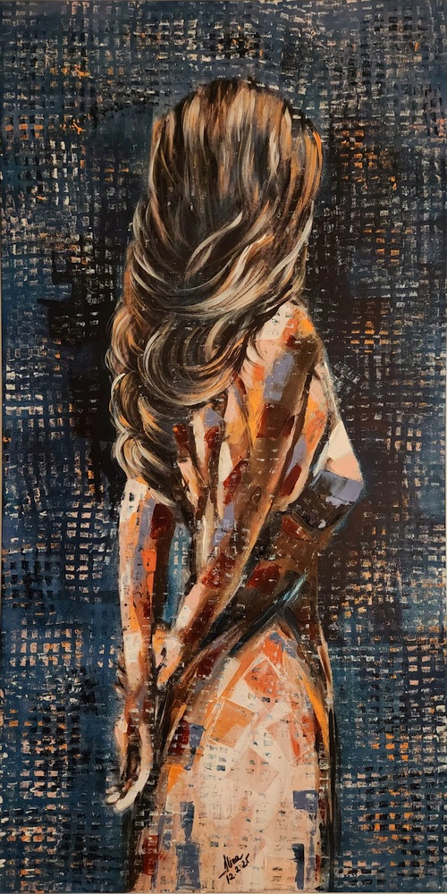ArteDiAlina.com painting: Hands behind